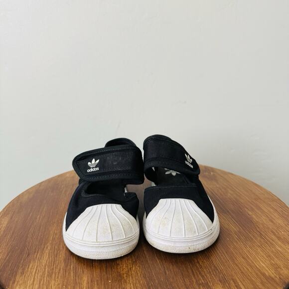 Adidas Superstar 360 Black Slip On Shoes Kids Size 7.5 - Picture 2 of 10